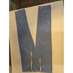 Landau QU7605 Scrub Pants Blue Drawstring Waist Small Medical Nursing Uniform